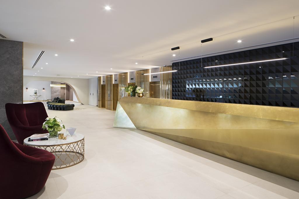 Tyrian Albert Park Lake Melbourne Exterior foto The reception area